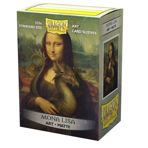 Dragon Shield Sleeves - Box 100 - MATTE Art - Mona Lisa