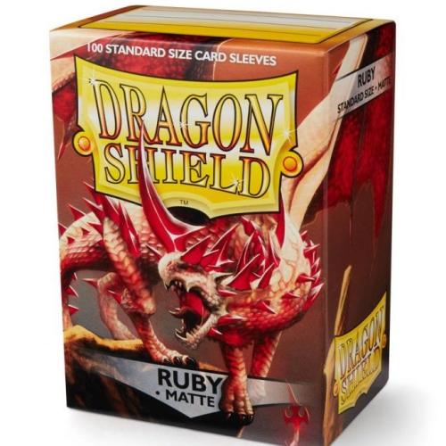 Dragon Shield Box 100 Ruby MATTE