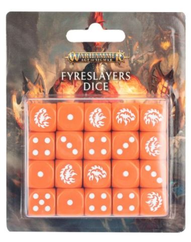 Age of Sigmar Dice Set: Fyreslayers Dice