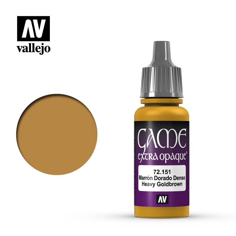 Vallejo Game Colour - Extra Opaque Heavy Gold Brown 18 ml