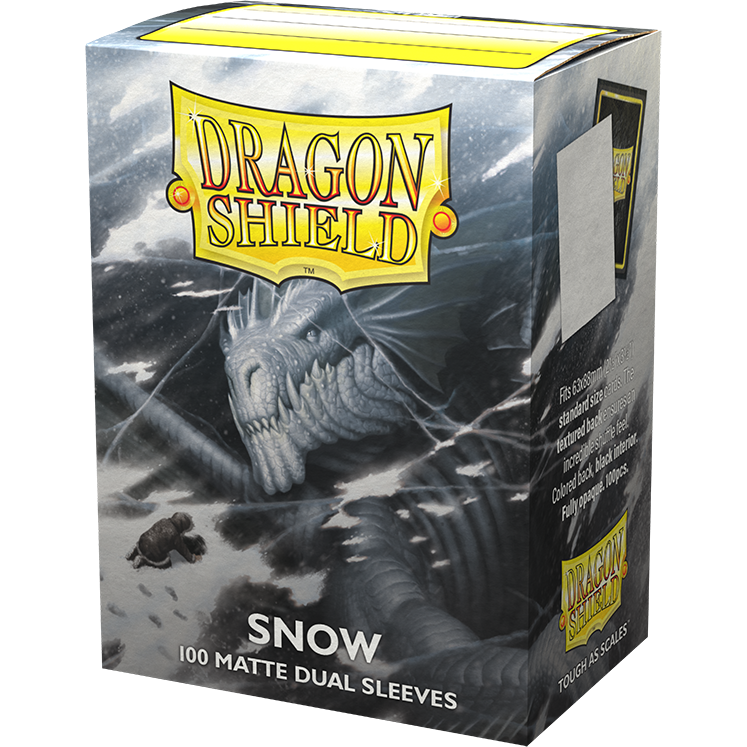 Dragon Shield Box Standard Size Dual Matte Snow White Mirin