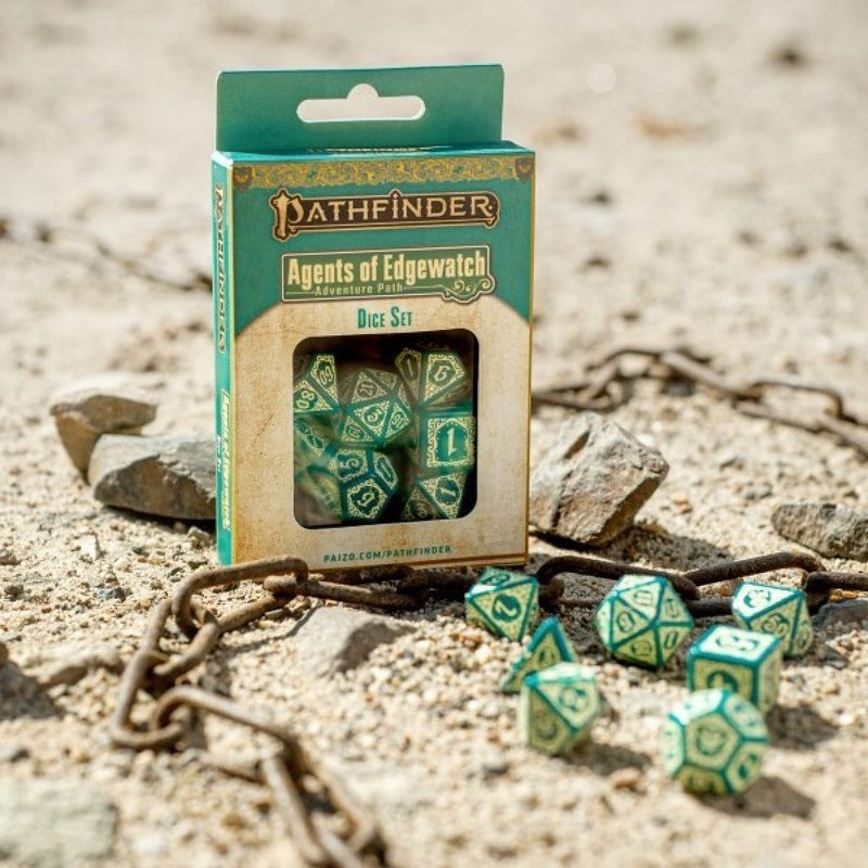 Q Workshop Pathfinder Agents of Edgewatch Dice Set 7