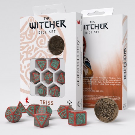 Q Workshop The Witcher Dice Set Triss - Merigold the Fearless