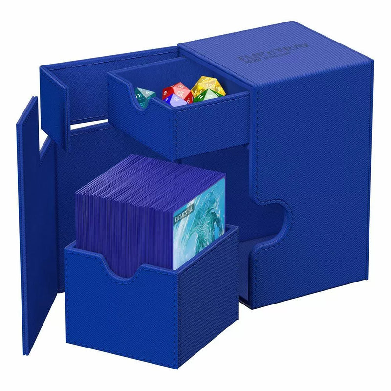 Ultimate Guard Flip n Tray Deck Case XenoSkin Monocolor Blue 100+